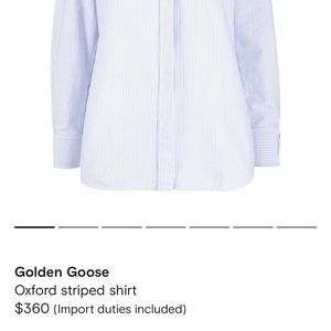 Golden goose shirt